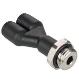 Tube to Pipe - Y Connector - Prestolok